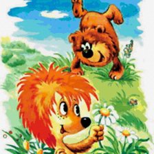 Схема вышивки «трям здравствуйте»