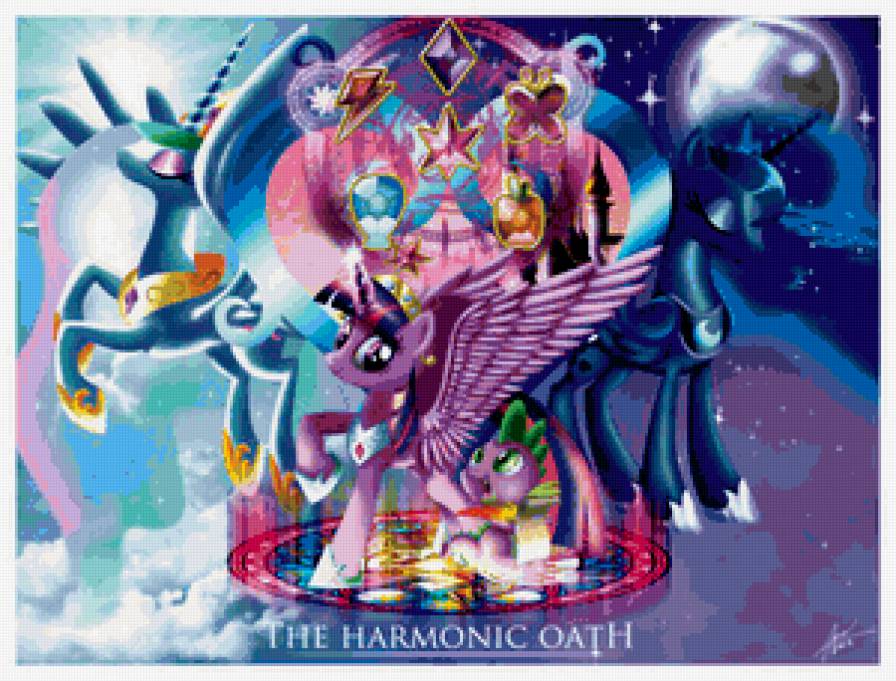 три принцессы - мой маленький пони - предпросмотр