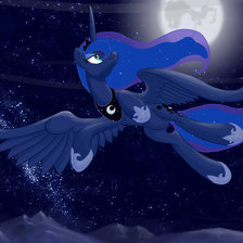 Луна в небе