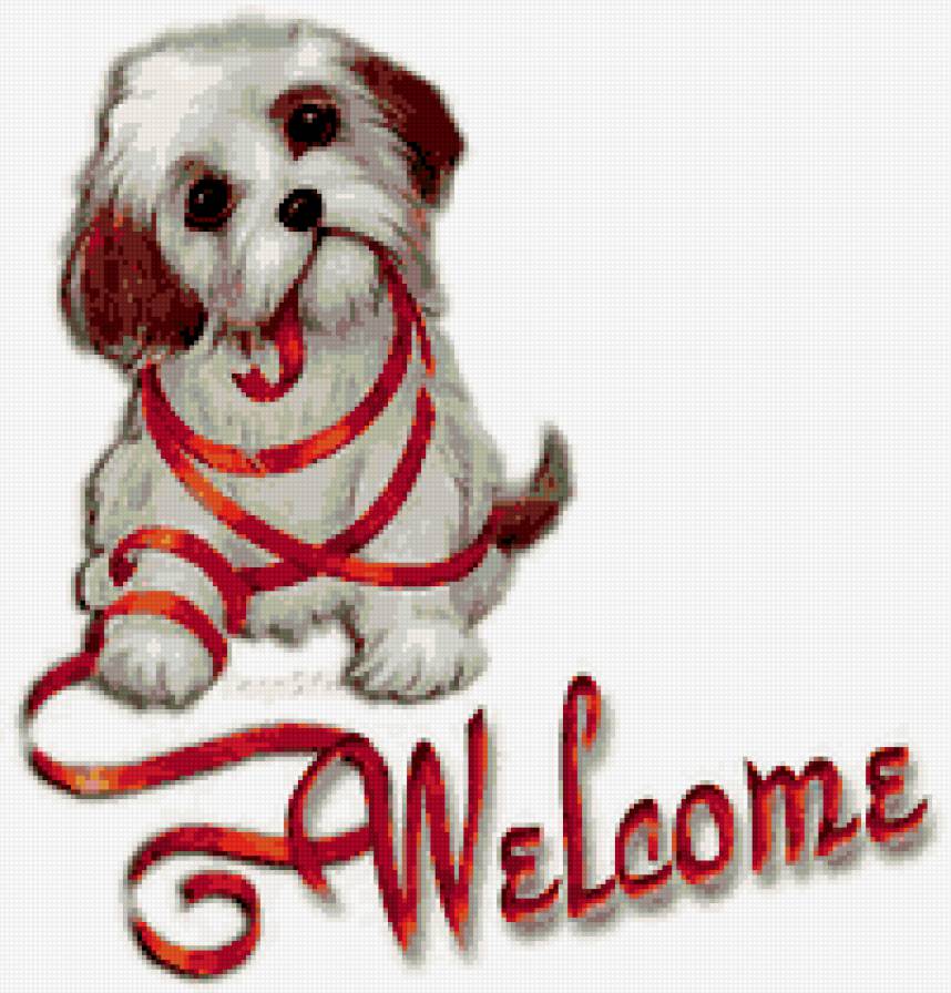 welcome - welcome, для прихожей, добро пожаловать - предпросмотр