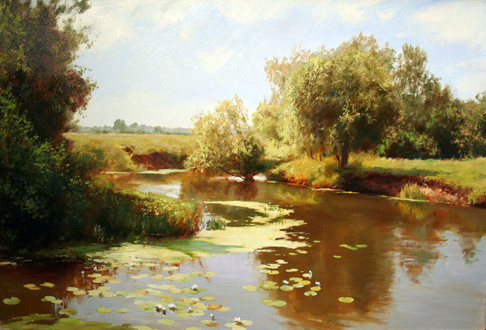 серия "природа" - природа.речка.пейзаж - оригинал