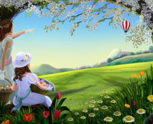 Схема вышивки «в воздухе»