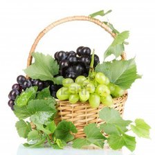 Схема вышивки «виноград»