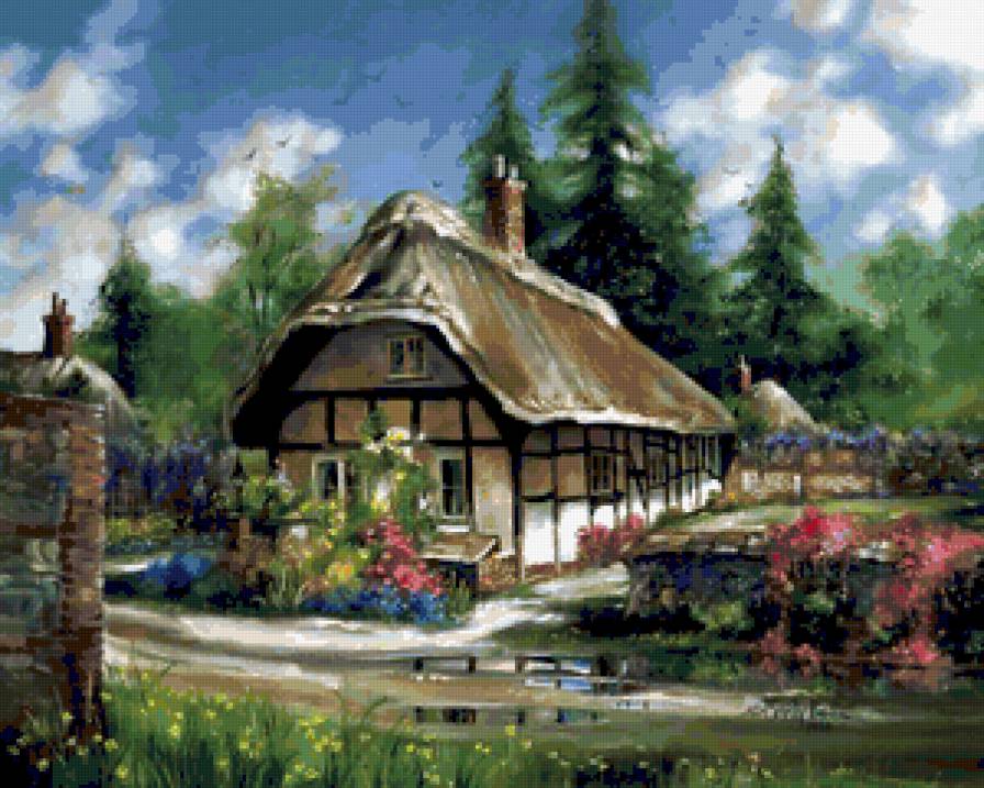 домик в лесу - предпросмотр