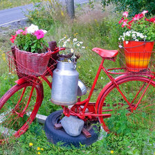 Схема вышивки «Велосипед»