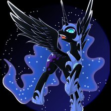 Схема вышивки «тёмная Луна»