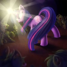 Схема вышивки «Искорка против зомби»