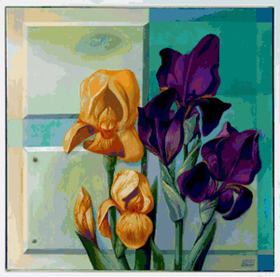 ирисы - предпросмотр