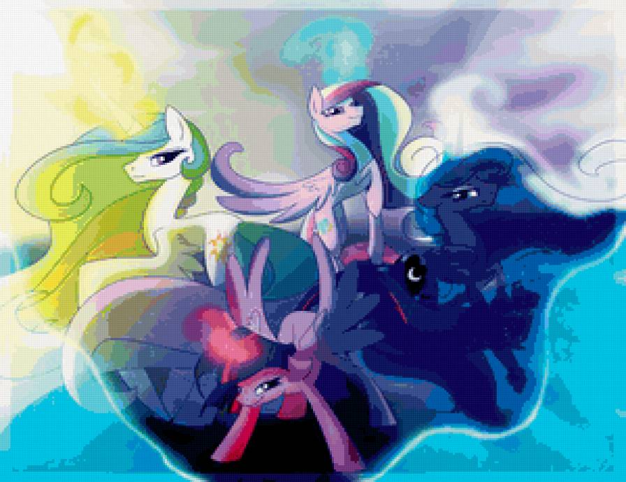 принцессы Эквестрии - мой маленький пони - предпросмотр