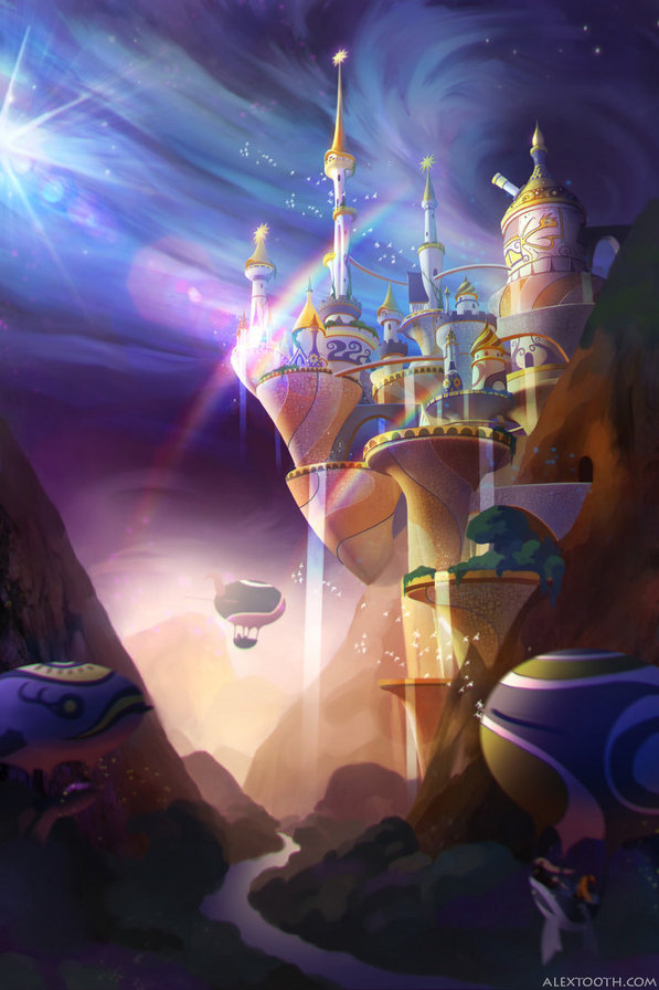 замок принцесс - мой маленький пони - оригинал