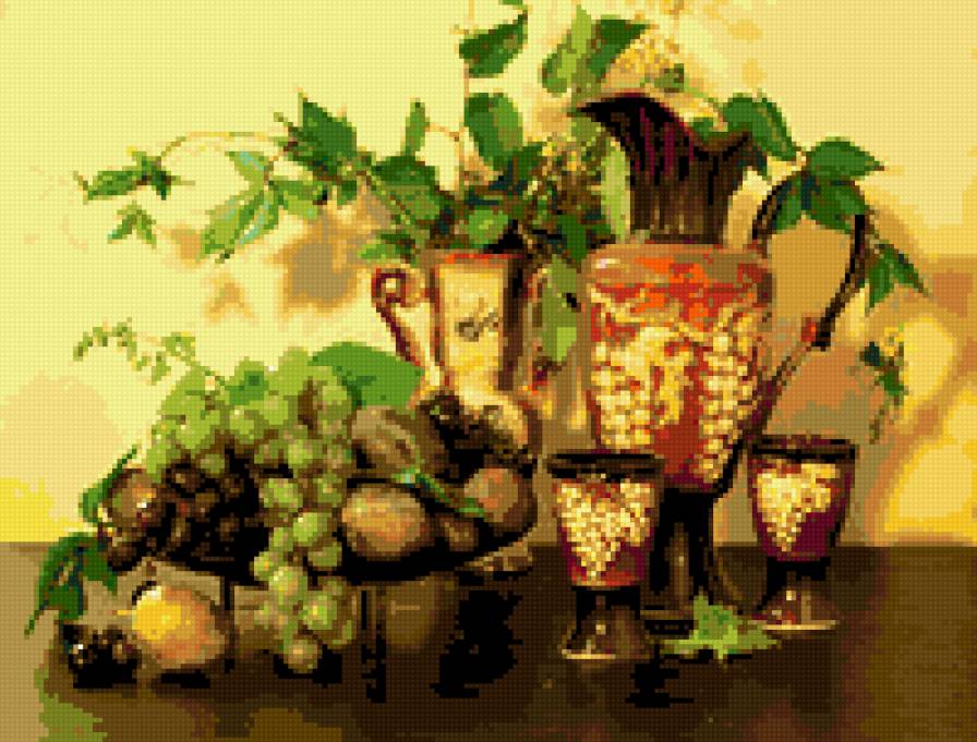 Натюрморт. - натюрморт, фрукты. - предпросмотр