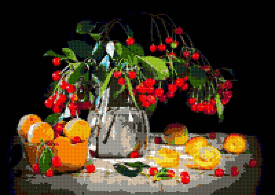 Натюрморт. - натюрморт, фрукты. - предпросмотр