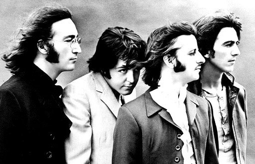 The Beatles - черно-белое, beatles, битлз, музыка, рок - оригинал