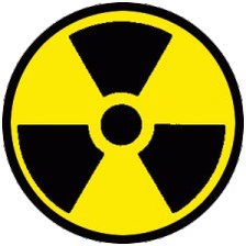 Схема вышивки «знак радиационной опасности»