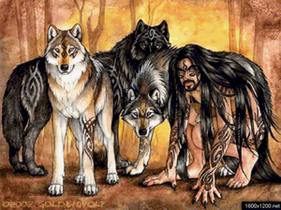 Волки-оборотни - оборотень, волки - предпросмотр