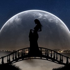 Схема вышивки «Bridge»