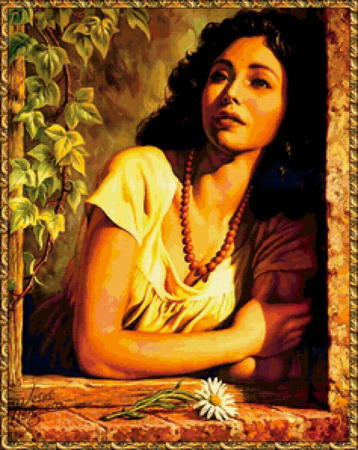 Испанка - девушка, лето, испанка, красотка - предпросмотр