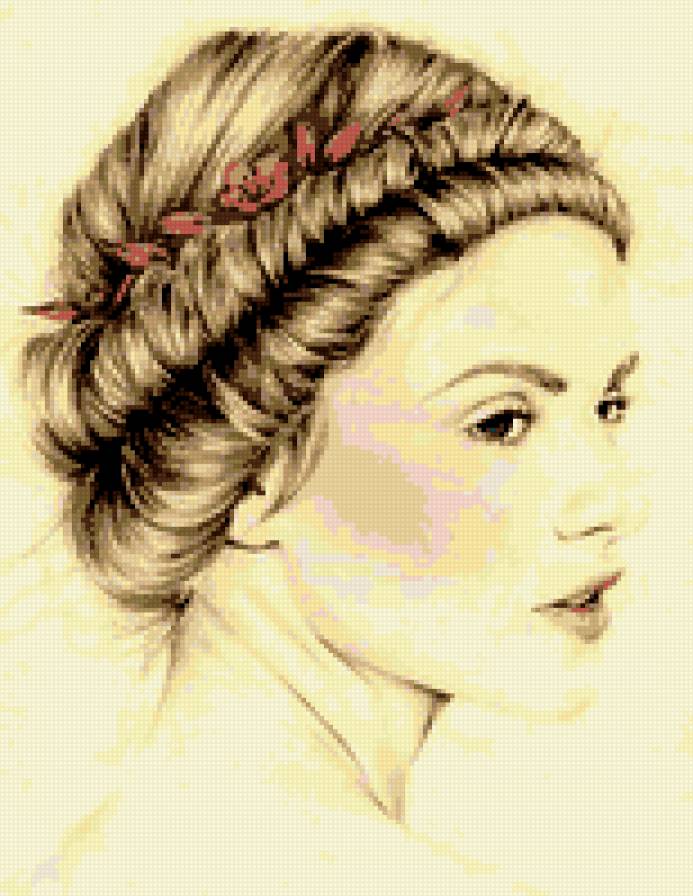 Девушка 3 (Emma Leonard) - девушка, черно-белое, монохром, рисунок, emma leonard - предпросмотр