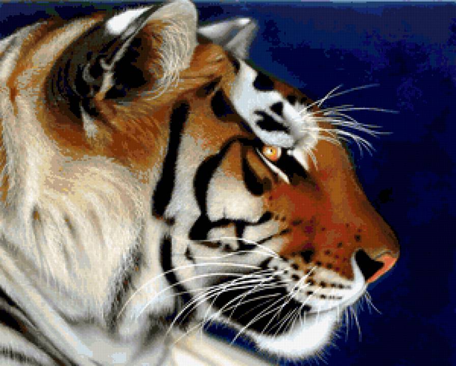 Серия "Большие кошки" - кошки, тигры, животные - предпросмотр