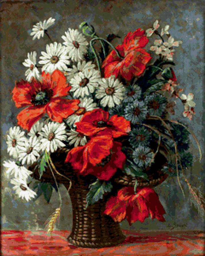 букет полевых цветов - предпросмотр