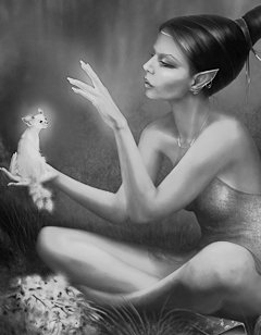 fantasy (черно белая) - фентези, черно белое - оригинал