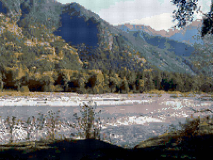 Теберда - природа, пейзаж - предпросмотр