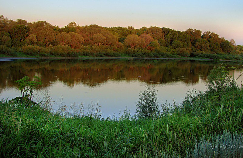 у пруда - вода, природа, пейзаж - оригинал