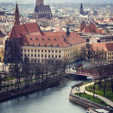 Схема вышивки «Город»