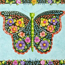 Схема вышивки «сюжет для подушки»