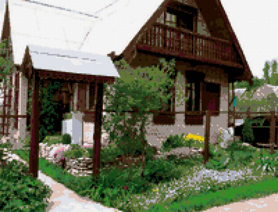 Терем-дача - схема, дом - предпросмотр