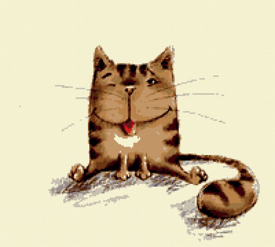 Привет! - кот, смешное - предпросмотр