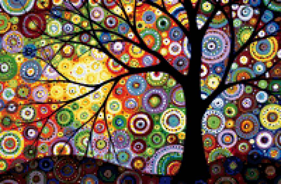 Дерево (Amy Giacomelli) - рисунок, дерево, картина - предпросмотр