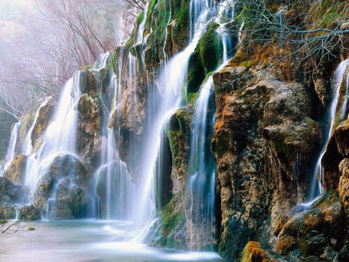 У водопада - жизнь, день, природа, вода, красота - оригинал