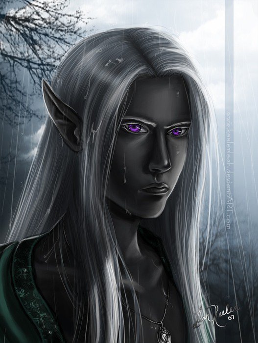 Дзирт - дроу, темные эльфы - оригинал