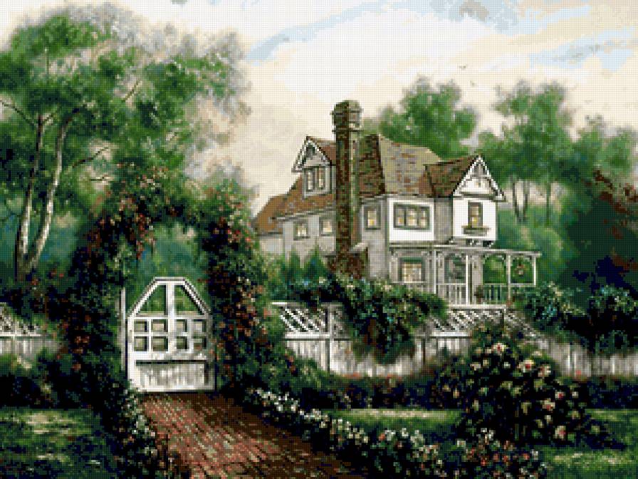 домик в лесу - предпросмотр