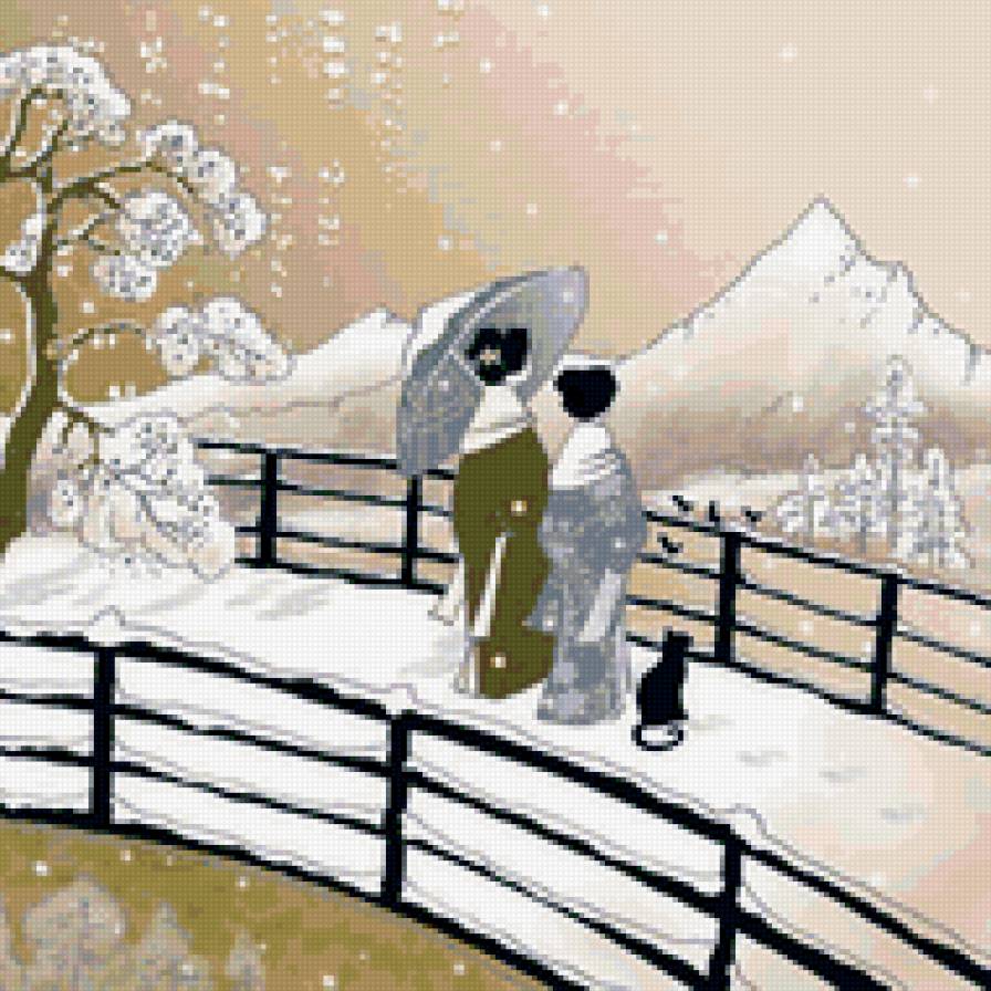 Пейзаж 2 - япония, пейзаж - предпросмотр