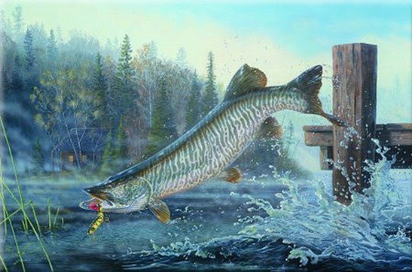 №388352 - рыбалка, рыбы, море, корабли, океан - оригинал