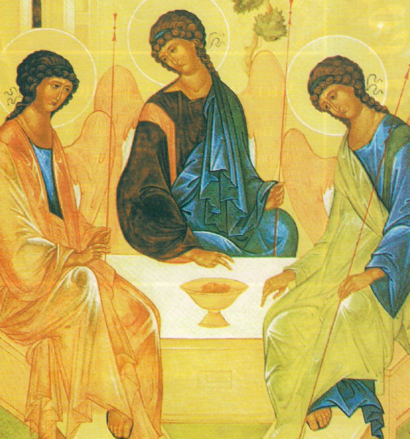 троица - икона, троица - оригинал