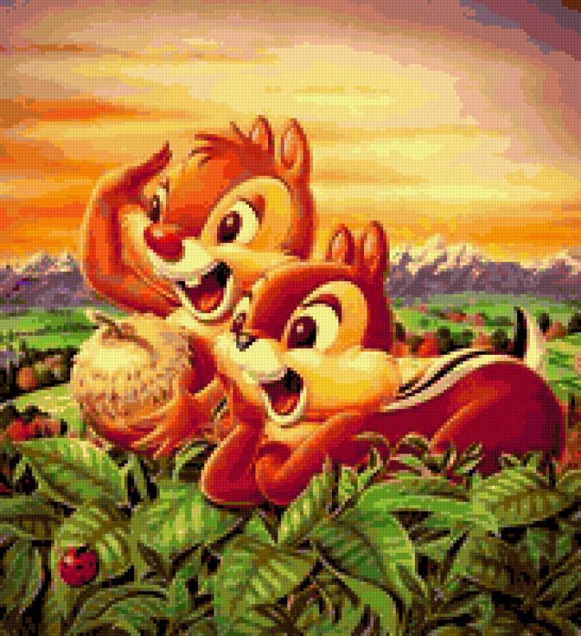 Чип и Дейл - чип, детские, дейл, мультфильмы - предпросмотр