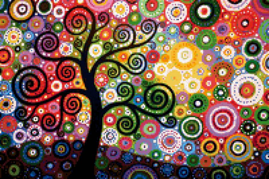 Дерево 4 (Amy Giacomelli) - дерево, картина, рисунок - предпросмотр
