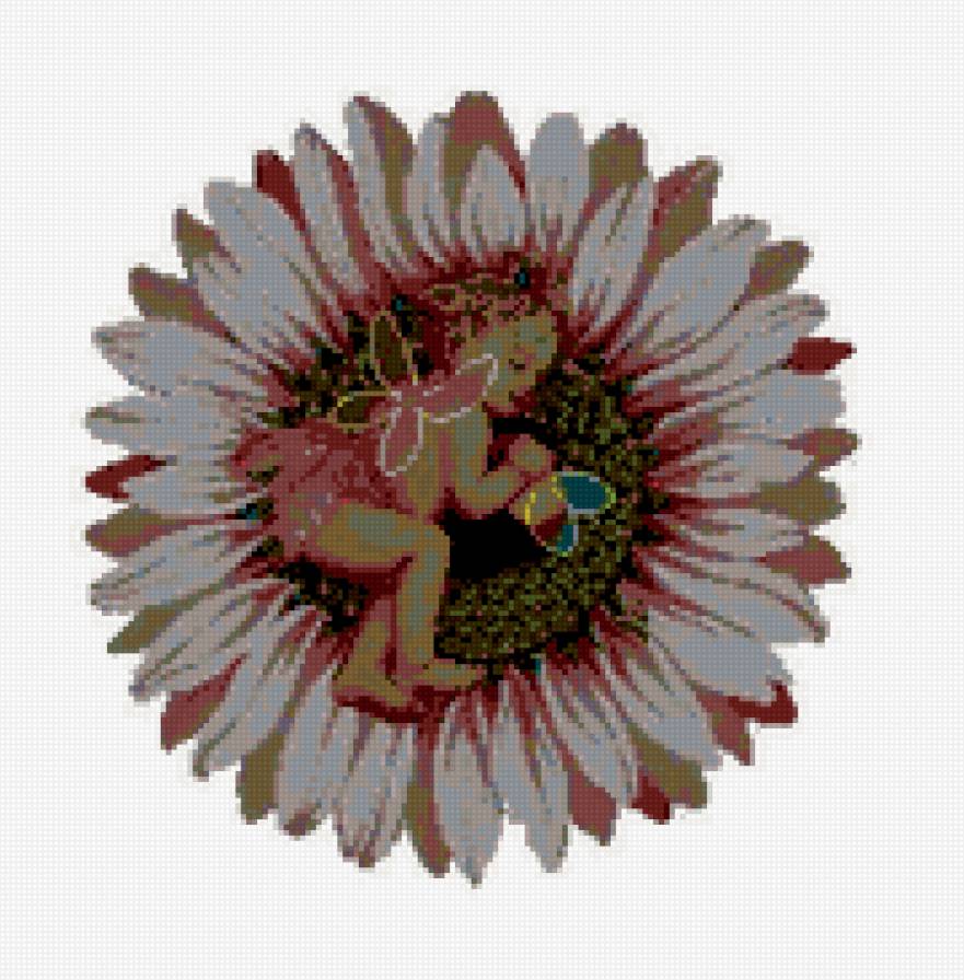 на цветке - дети - предпросмотр