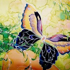 Схема вышивки «бвбочка»