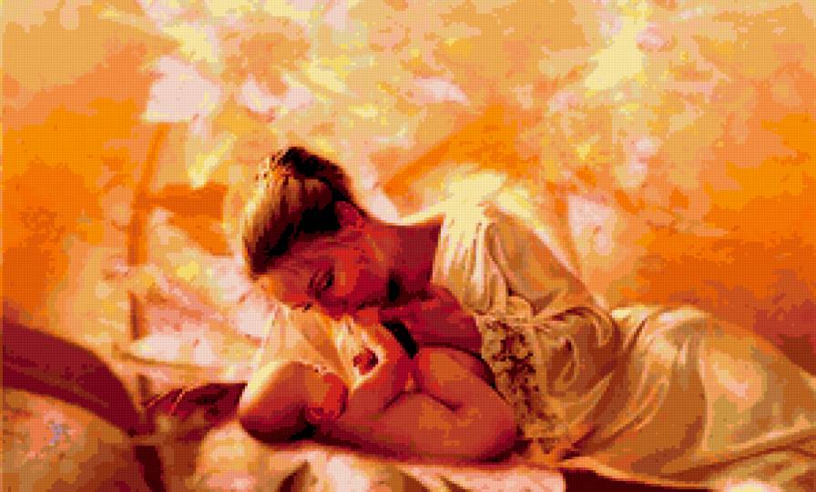 Мама - она, мама, женщина, дети, девушка, цветы, ребенок - предпросмотр