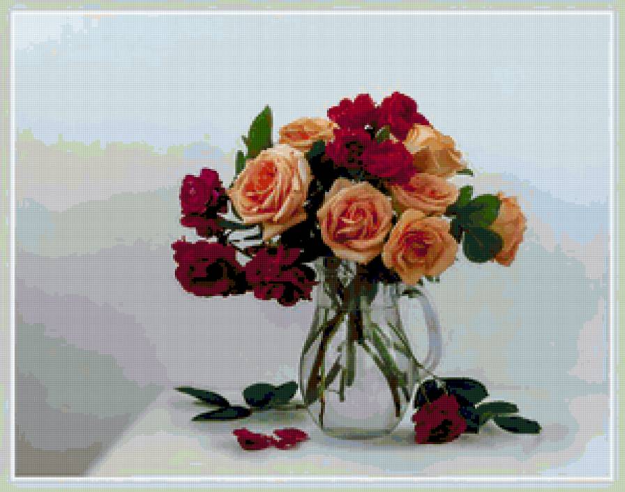 Букет - цветы, букет, роза - предпросмотр