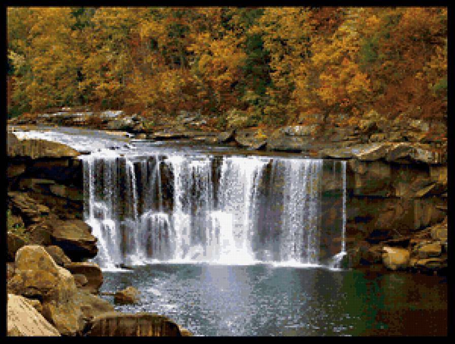 №389281 - природа, пейзаж, водопад, водопады - предпросмотр