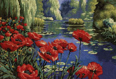 маки у озера - оригинал