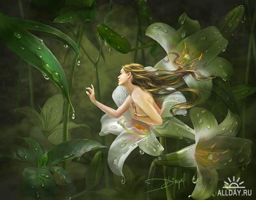 серия "сказки" - сказка.лилии.эльф - оригинал