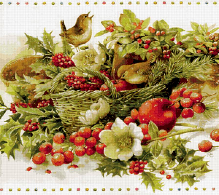 натюрморт с птицами - предпросмотр