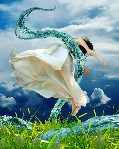 №390180 - девушка, красиво, вода - оригинал