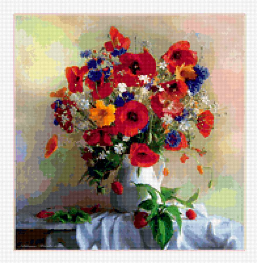 Букет цветов - цветы - предпросмотр